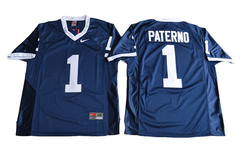 2017 Penn State Nittany Lions Joe Paterno #1 College Football Jersey - Navy Blue->atlanta falcons->NFL Jersey